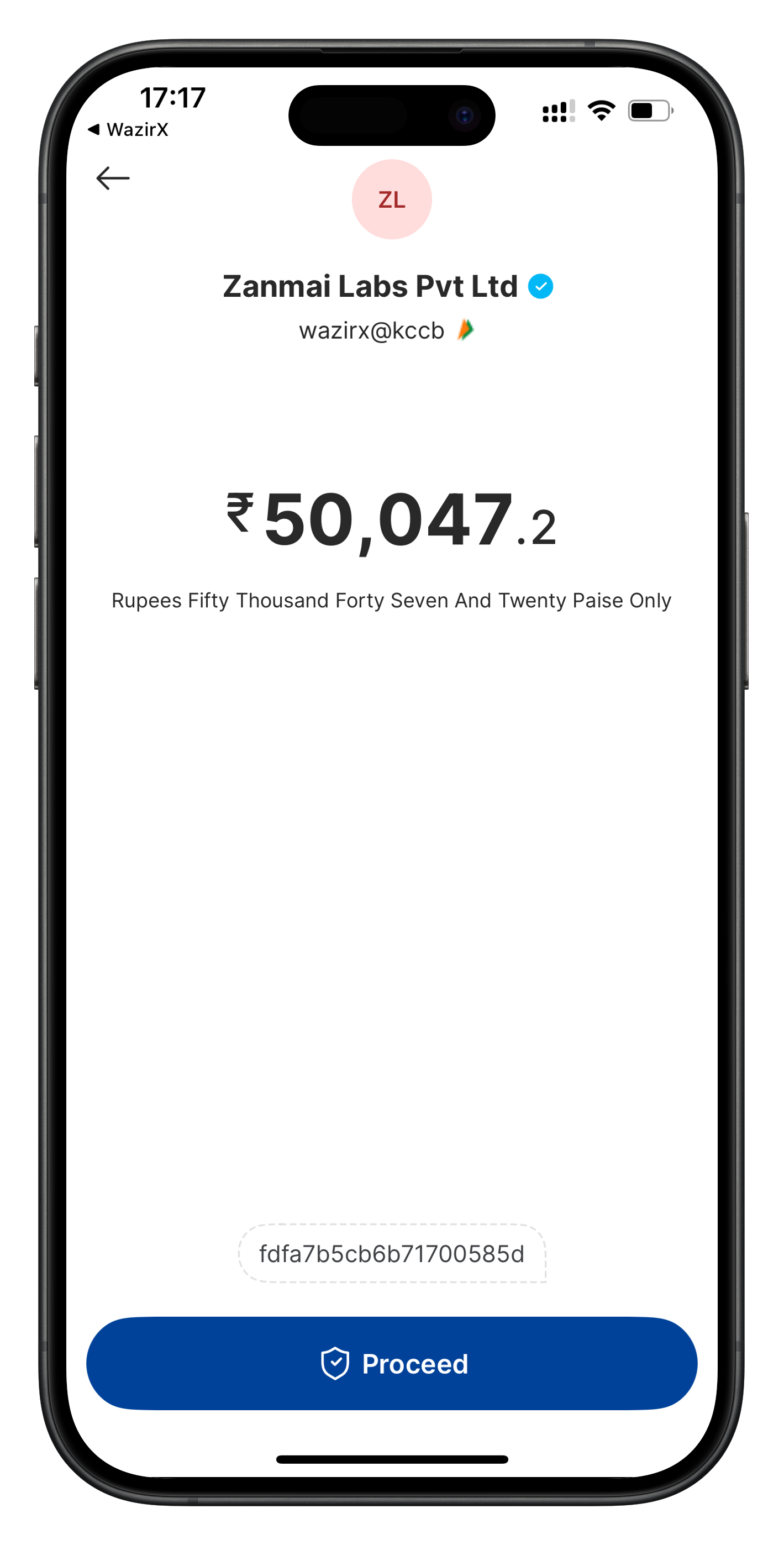 UPI deposit screenshot 5