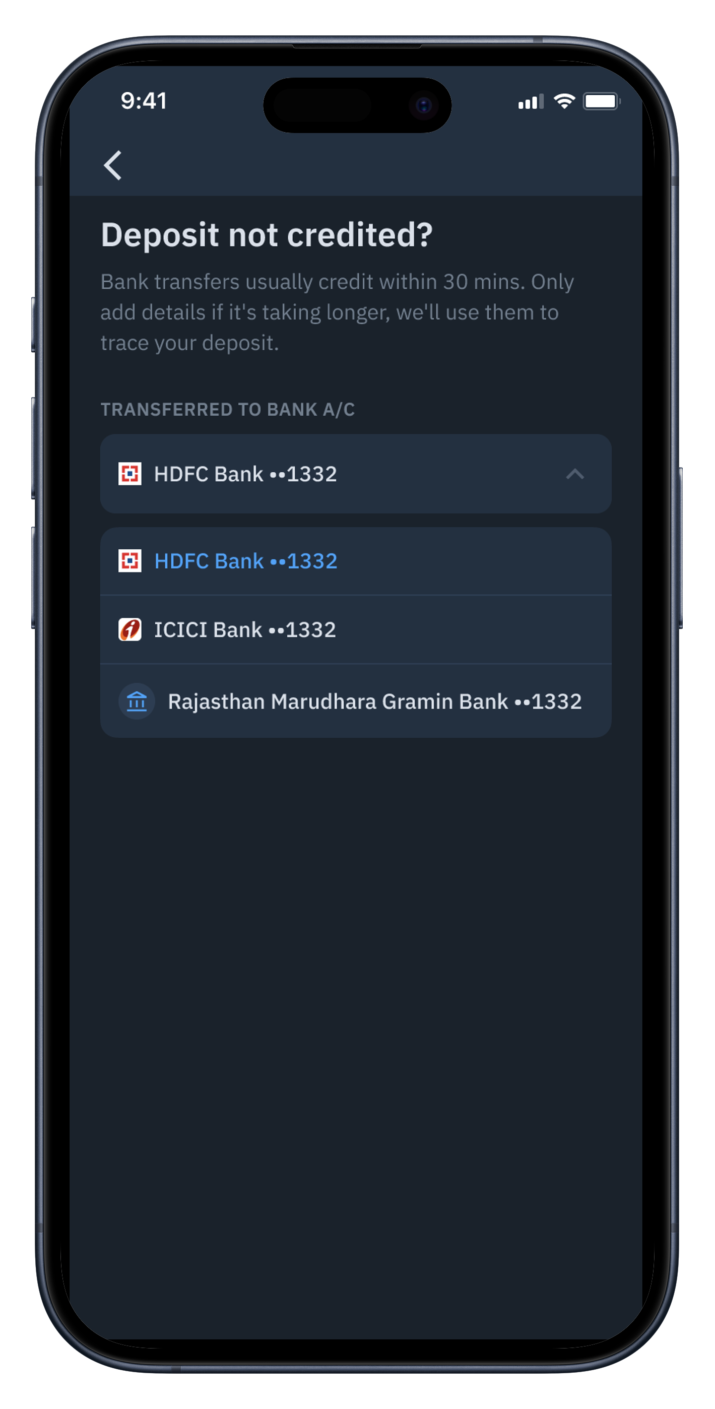 Add transfer details screenshot 3