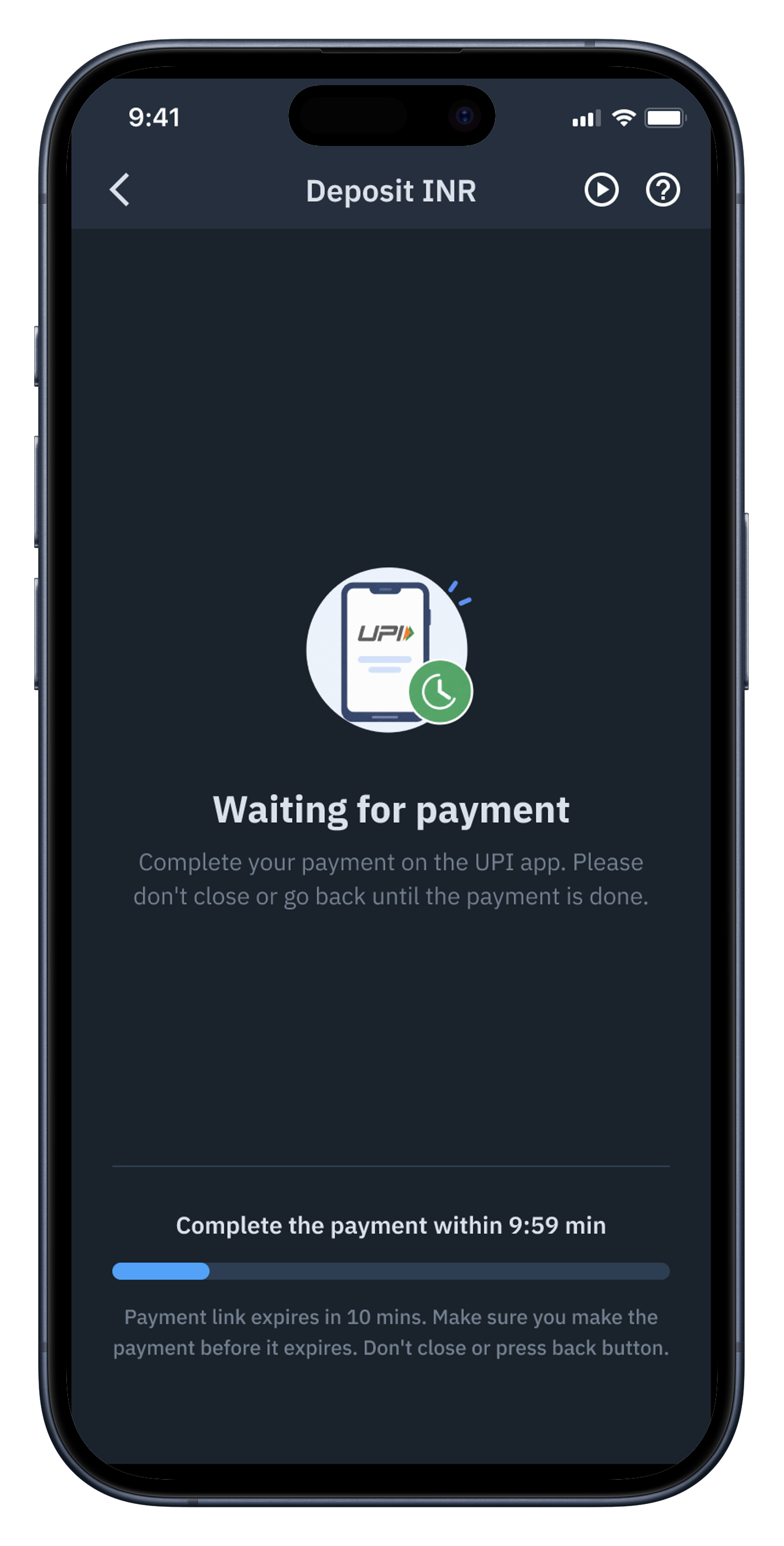 UPI deposit screenshot 6