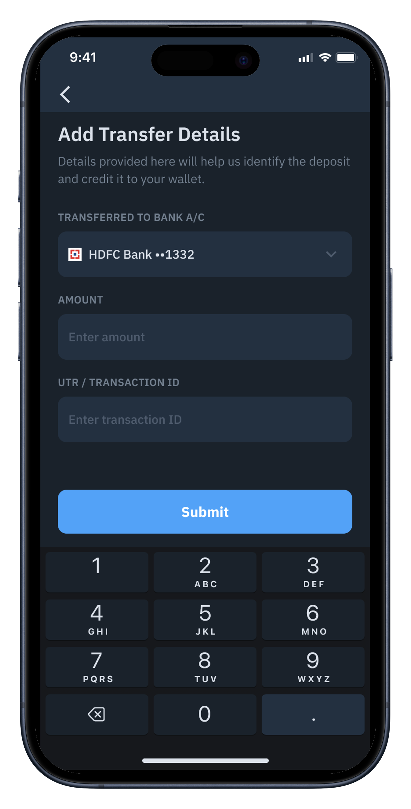 Add transfer details screenshot 4