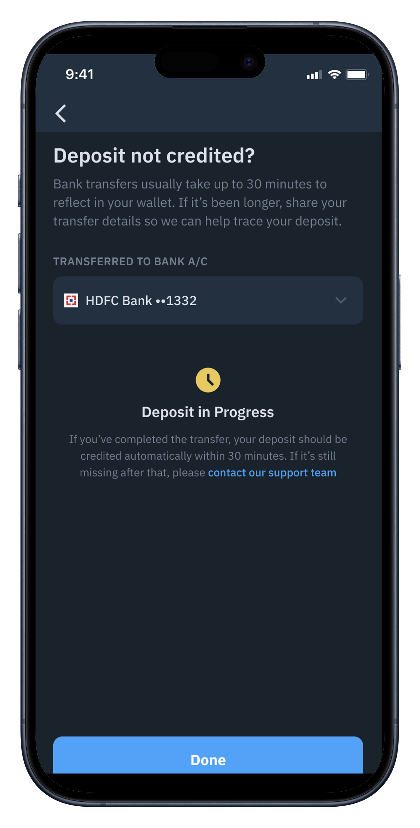 Add transfer details screenshot 5